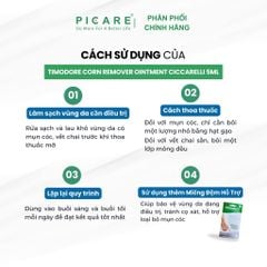 Thuốc mỡ loại bỏ vết chai – Timodore Corn Remover Ointment Ciccarelli 5ml