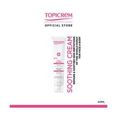 Kem Giảm Nhiễm Khuẩn, Phục Hồi Da Hư Tổn Topicrem CICA Soothing Cream 40ml