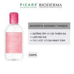 Nước cân bằng dưỡng ẩm cho da nhạy cảm Bioderma Sensibio Tonique