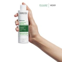 Dầu gội làm sạch tóc và da đầu dành cho da đầu gàu ngứa Vichy Dercos PSOlution Kerato-Reducing Treating Shampoo 200ml