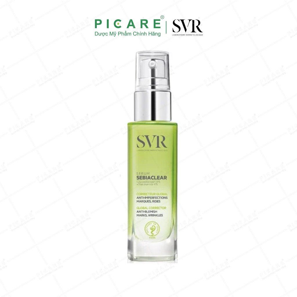 Tinh chất giảm mụn mờ thâm làm mịn da dành cho da dầu mụn SVR Sebiaclear Serum 30ml