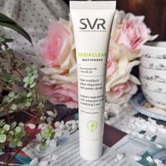 Kem dưỡng giảm mụn thông thoáng lỗ chân lông SVR Sebiaclear Mat+ Pores 40ml