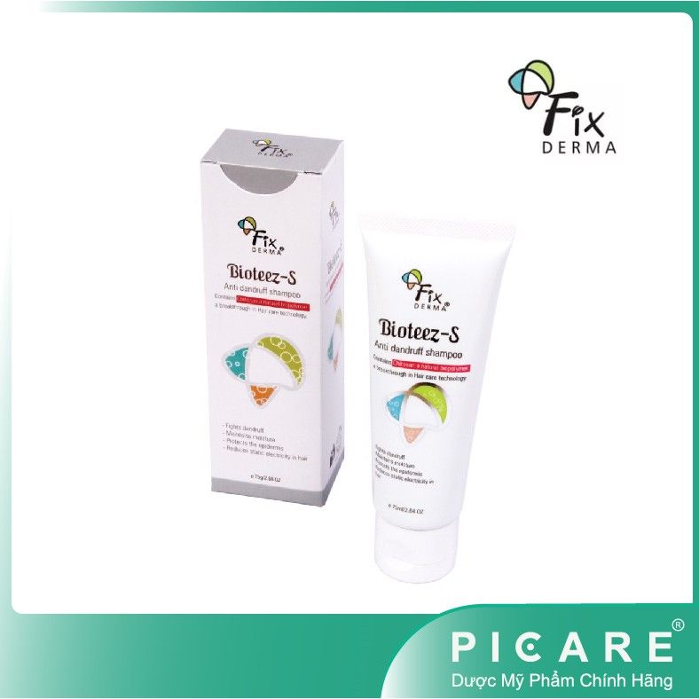 Dầu gội giảm gàu Fixderma Bioteez-s Shampoo 75ml