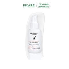 Kem chống nắng bảo vệ da ngăn ngừa thâm nám Vichy Capital Soleil UV Age Daily Anti Photo-Ageing Water Fluide SPF50 40ml