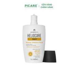 Kem chống nắng phổ rộng Heliocare 360 Mineral Tolerance Fluid Sunscreen Sensitive SPF50+ UVA/UVB HEVL/IR-A PA++++ 50ml