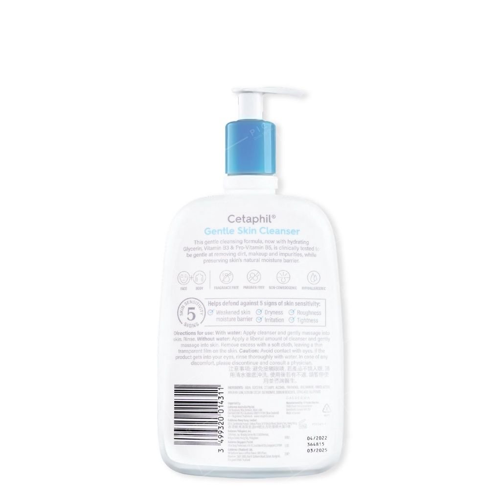 Sữa rửa mặt dịu nhẹ dành cho mọi loại da Cetaphil Gentle Skin Cleanser All Skin types 1 lít
