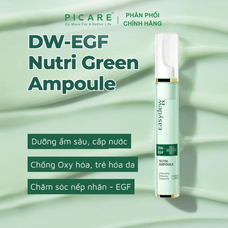 Tinh chất giúp dưỡng sáng da cấp ẩm hỗ trợ dấu hiệu lão hóa ban ngày Easydew Ex DW-EGF Nutri Ampoule 15ml