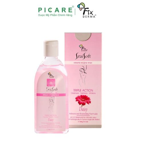 Dung dịch vệ sinh vùng kín hương hoa cúc Fixderma Srai Soft Gel Daisy 100g