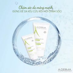 Gel rửa mặt tắm gội dịu nhẹ dành cho da bé da nhạy cảm A-Derma Hydra Shower Gel Protective 200ml