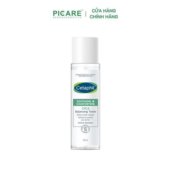 Nước cân bằng phục hồi và nuôi dưỡng da Cetaphil Soothing & Comforting Cica Balancing Toner 150ml