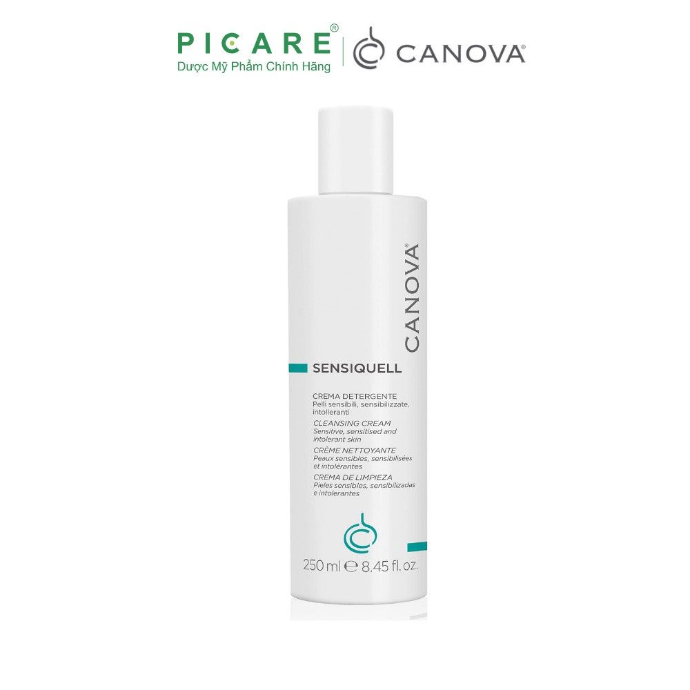 Sữa rửa mặt dạng kem dành cho da nhạy cảm Canova Sensiquell Cleansing Cream 250ml