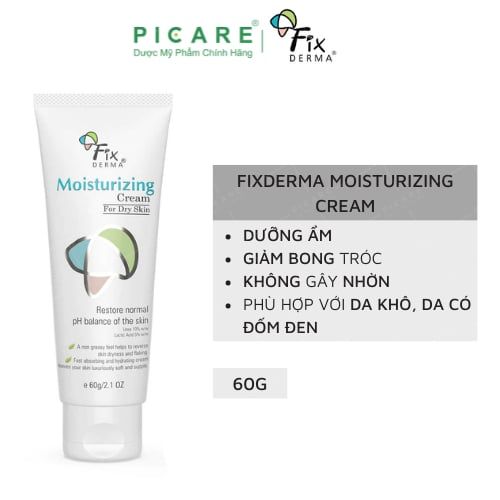 Kem dưỡng ẩm cho da khô bong tróc Fixderma Moisturizing Cream 60g