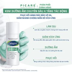 Kem dưỡng ẩm làm dịu phục hồi chuyên sâu Cetaphil Soothing and Comforting Cica Calming Face Cream 45ml