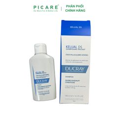 Dầu Gội Giúp Làm Sạch Gàu, Hỗ Trợ Ngừa Gàu Tái Phát Kèm Ngứa Da Dầu Ducray Kelual DS Shampoo 100ml