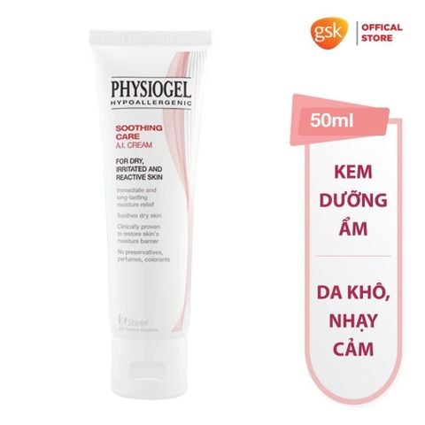 Kem dưỡng ẩm Physiogel Hypoallergenic SC A.I CR. 50ML