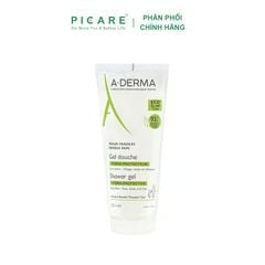 Gel rửa mặt tắm gội dịu nhẹ dành cho da bé da nhạy cảm A-Derma Hydra Shower Gel Protective 200ml