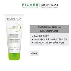 Tẩy tế bào chết dành cho da hỗn hợp và da dầu Bioderma Sebium Gommant 100ml