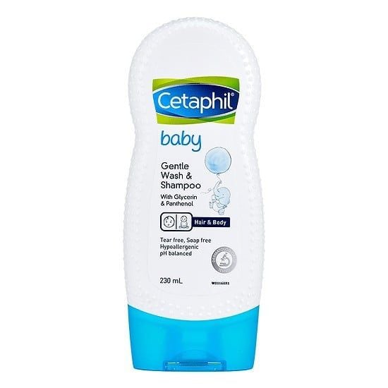 Sữa tắm gội toàn thân cho bé Cetaphil Baby Gentle Wash and Shampoo 230ml