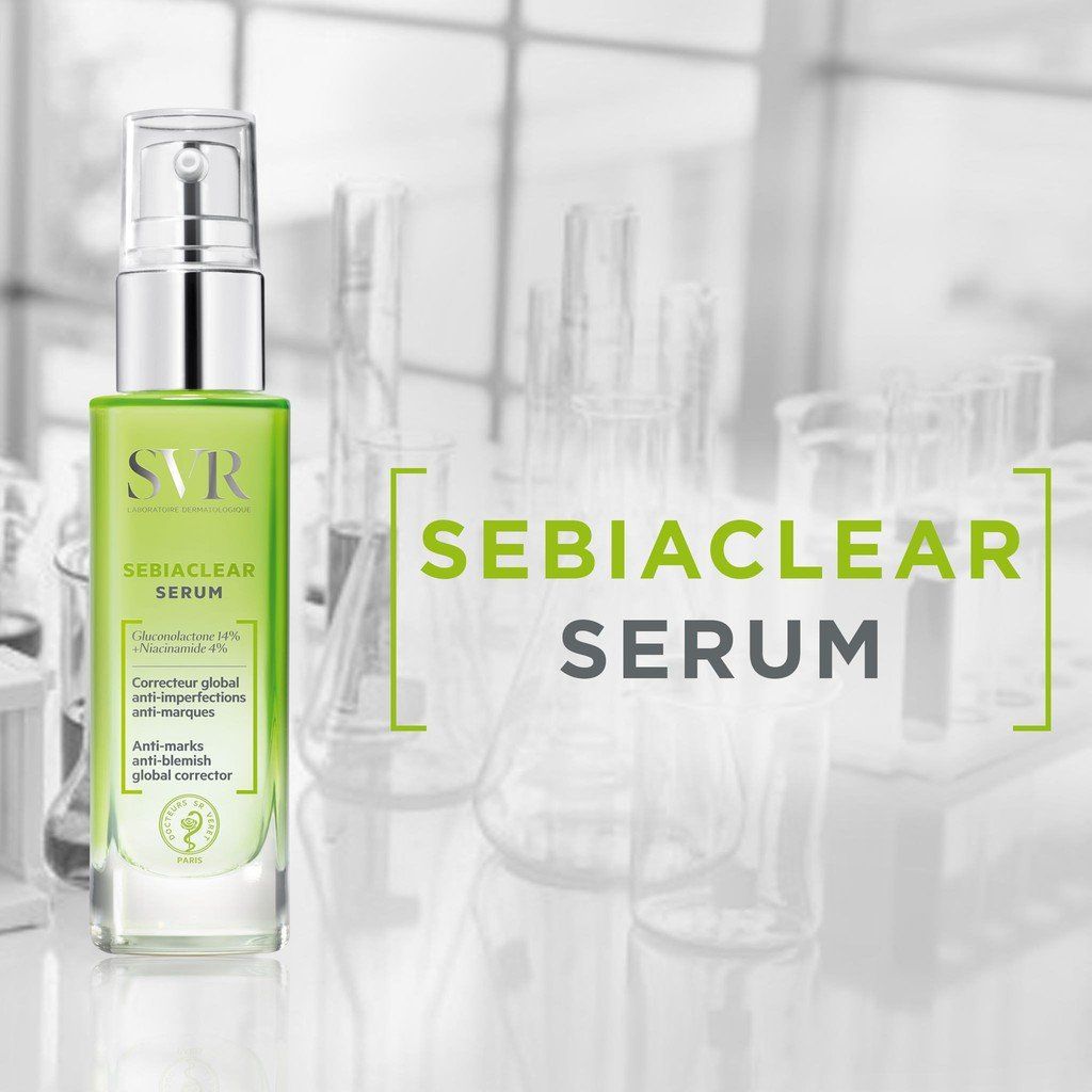 Tinh chất giảm mụn mờ thâm làm mịn da dành cho da dầu mụn SVR Sebiaclear Serum 30ml