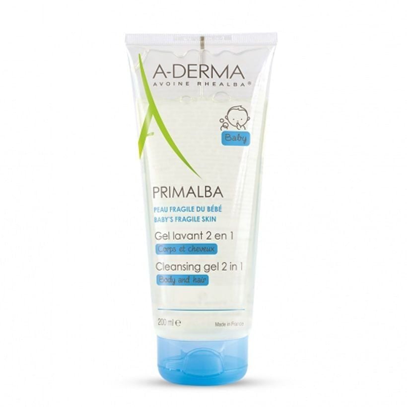 Gel Tắm Toàn Thân Dịu Nhẹ Cho Bé A-Derma  A-Derma Primalba Gentle Cleansing 200ml