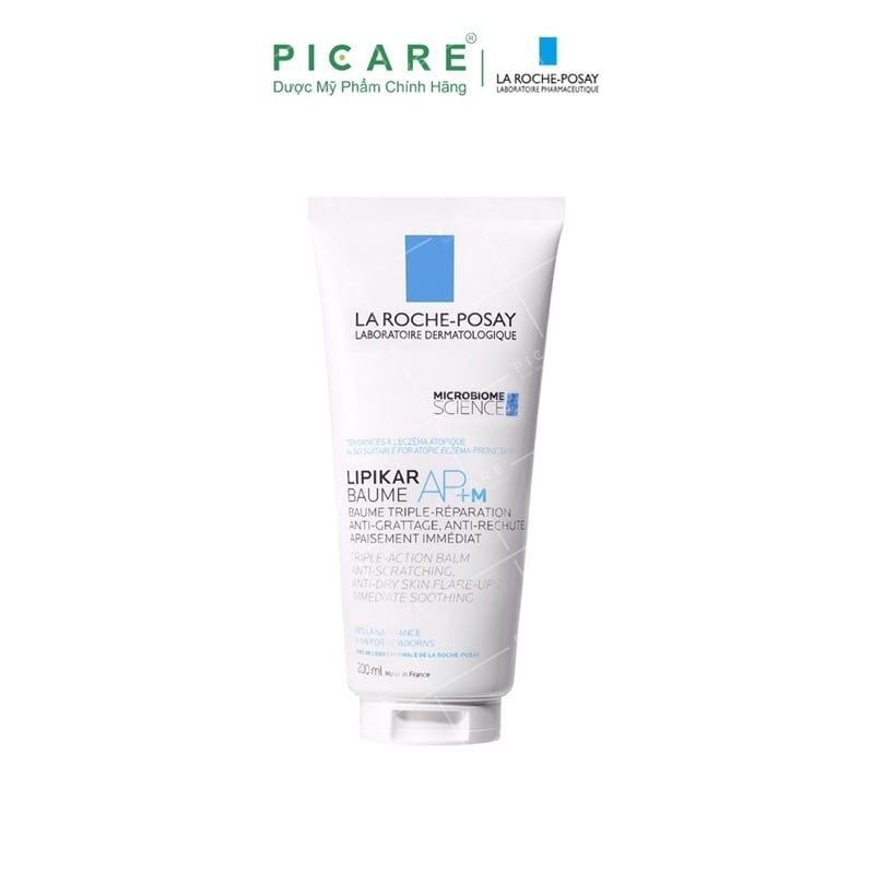 Kem dưỡng giảm ngứa cấp ẩm cho da khô, cơ địa La Roche Posay Lipikar Baume AP+ (75ml - 200ml)