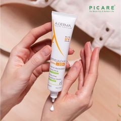 Kem hỗ trợ liền sẹo phục hồi và tái tạo da bị tổn thương có chống nắng A-Derma Epitheliale A.H Ultra SPF50+ Cr 40ml