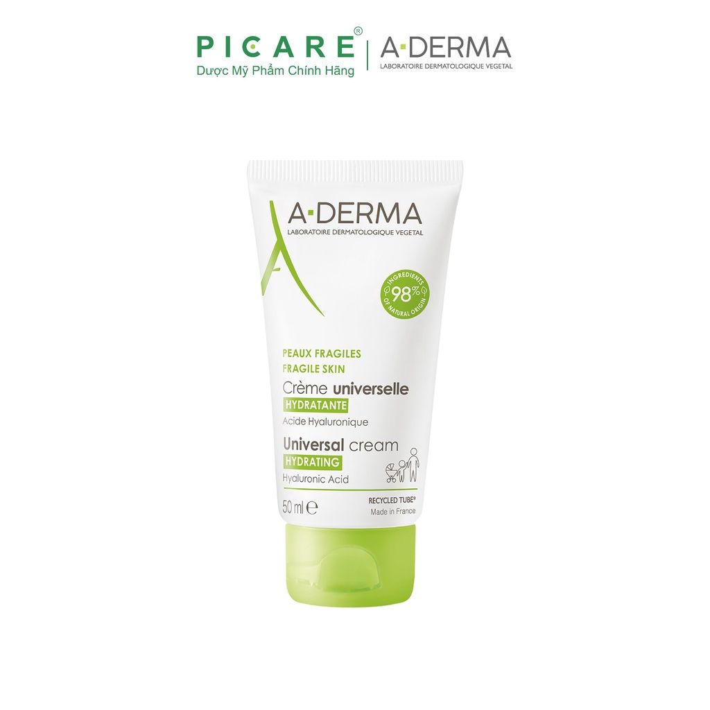 Kem Dưỡng Ẩm Hằng Ngày Cho Da Mỏng Manh A-Derma Skin Care Cream 50ml
