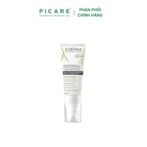 Kem dưỡng ẩm chuyên biệt cho da khô da cơ địa A-Derma Exomega Allergo Emollient Balm 40ml