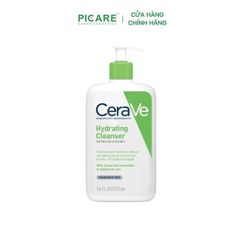 Sữa rửa mặt dành cho da thường đến da khô CeraVe Hydrating Cleanser ( 88ml , 236ml , 473ml )