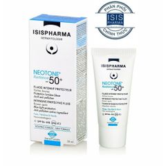 Kem dưỡng trắng da, giảm nám, chống nắng Isis Pharma Neotone Radiance SPF50+ 30ml ( Màu trắng )