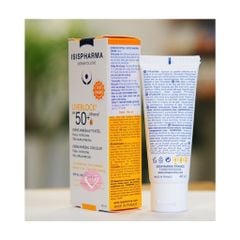 Kem chống nắng nâng tone da nhạy cảm Isis Pharma Uveblock SPF50+ Mineral Tinted Cream 40ml [ Có Màu ]