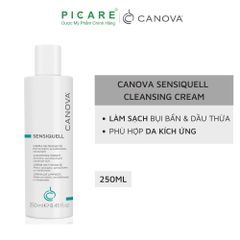 Sữa rửa mặt dạng kem dành cho da nhạy cảm Canova Sensiquell Cleansing Cream 250ml