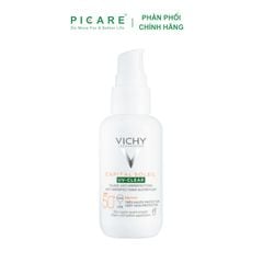 Kem chống nắng dành cho da dầu mụn, mụn nội tiết Vichy Capital Soleil UV-Clear Anti-Imperfections Water fluid 40ml