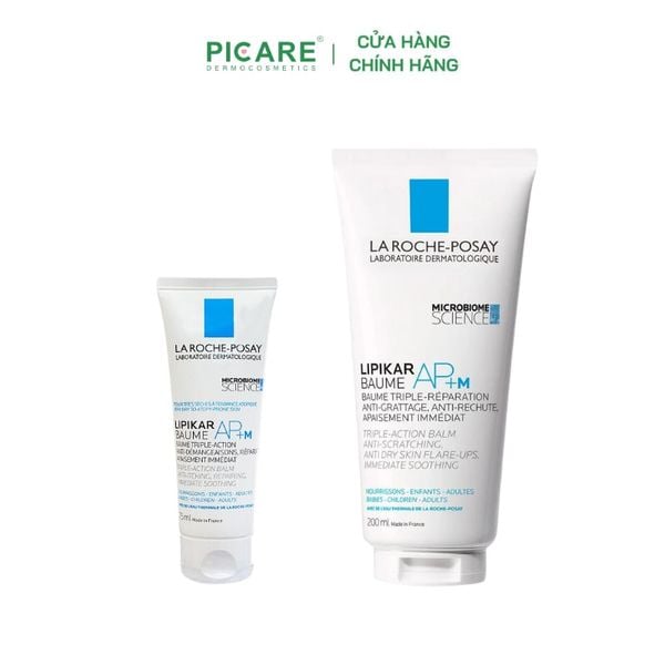 Kem dưỡng giảm ngứa cấp ẩm cho da khô, cơ địa La Roche Posay Lipikar Baume AP+ (75ml - 200ml)