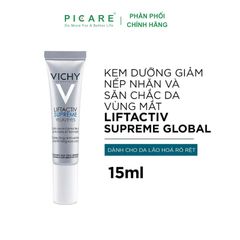 Kem dưỡng chống nếp nhăn và nâng mí mắt Vichy Liftactiv Ds Eye Cream 15ml