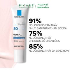 Kem chống nắng nâng tone da La Roche Posay Uvidea Anthelios Tone-Up Rosy SPF50+ 30ml