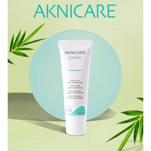 Kem kiểm soát giảm tăng tiết bã nhờn và dưỡng ẩm cho da mụn giảm mụn sưng viêm Aknicare Cream 50ml