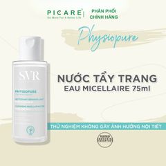 Nước tẩy trang dành cho da nhạy cảm SVR Physiopure Eau Micellaire 75ml