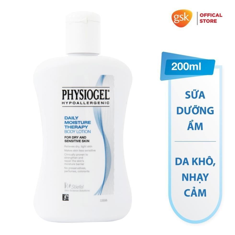Sữa dưỡng ẩm hằng ngày cho da khô, da nhạy cảm Physiogel Daily Moisture Therapy Lotion 200ml