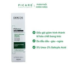 Dầu gội làm sạch tóc và da đầu dành cho da đầu gàu ngứa Vichy Dercos PSOlution Kerato-Reducing Treating Shampoo 200ml