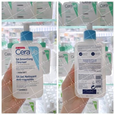 Sữa rửa mặt Cerave giúp làm sạch sâu dịu nhẹ CeraVe SA Smoothing Cleanser 236ml