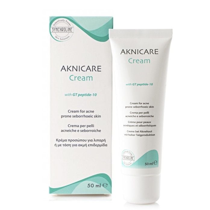 Kem kiểm soát giảm tăng tiết bã nhờn và dưỡng ẩm cho da mụn giảm mụn sưng viêm Aknicare Cream 50ml