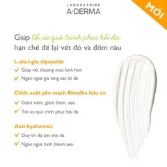 Kem hỗ trợ liền sẹo phục hồi và tái tạo da bị tổn thương có chống nắng A-Derma Epitheliale A.H Ultra SPF50+ Cr 40ml