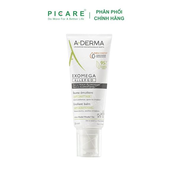 Kem Dưỡng Ẩm Cho Viêm Da Cơ Địa & Da Khô A-Derma Exomega Control Emollient Cream 200ml
