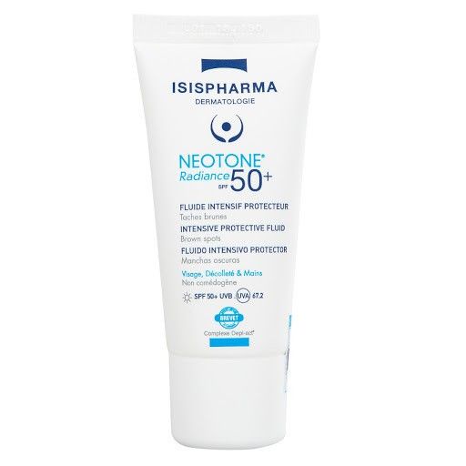 Kem dưỡng trắng da, giảm nám, chống nắng Isis Pharma Neotone Radiance SPF50+ 30ml ( Màu trắng )
