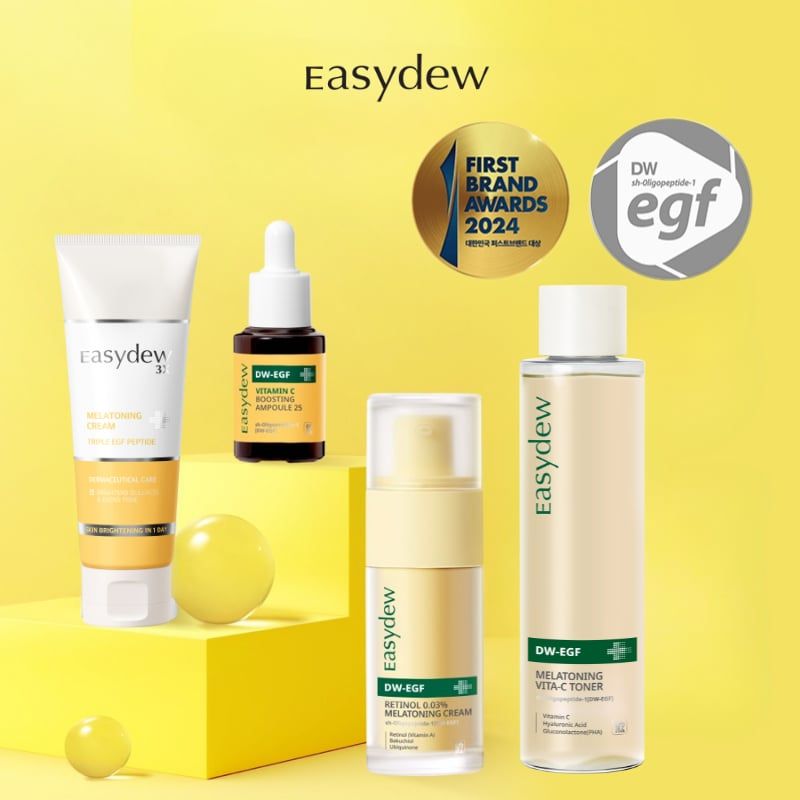 Toner Cấp Ẩm, Đều Màu Da Easydew DW-EGF Melatoning Vita-C Toner 150ml