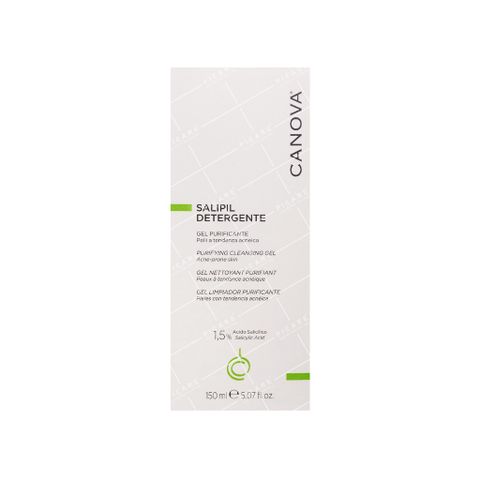 Sữa rửa mặt dạng gel kiềm dầu làm sạch sâu ngừa mụn Canova Salipil Detergente - Purifying Cleansing Gel 150ml