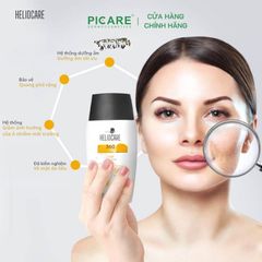 Kem chống nắng phổ rộng Heliocare 360 Mineral Tolerance Fluid Sunscreen Sensitive SPF50+ UVA/UVB HEVL/IR-A PA++++ 50ml