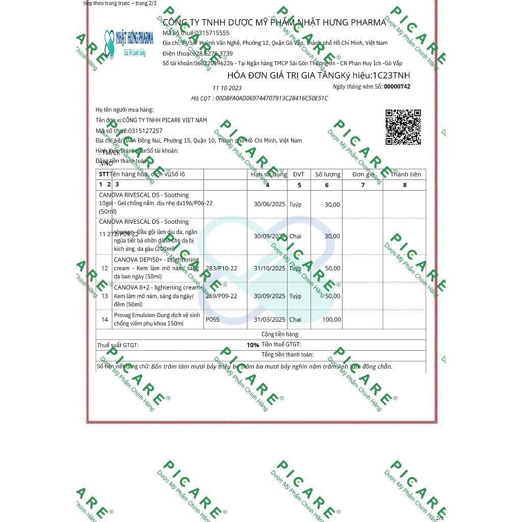 Dầu gội làm dịu da, ngăn ngừa tiết bã nhờn dành cho da bị kích ứng da gàu Canova Rivescal DS 200ml