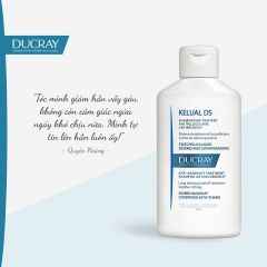 Dầu Gội Giúp Làm Sạch Gàu, Hỗ Trợ Ngừa Gàu Tái Phát Kèm Ngứa Da Dầu Ducray Kelual DS Shampoo 100ml